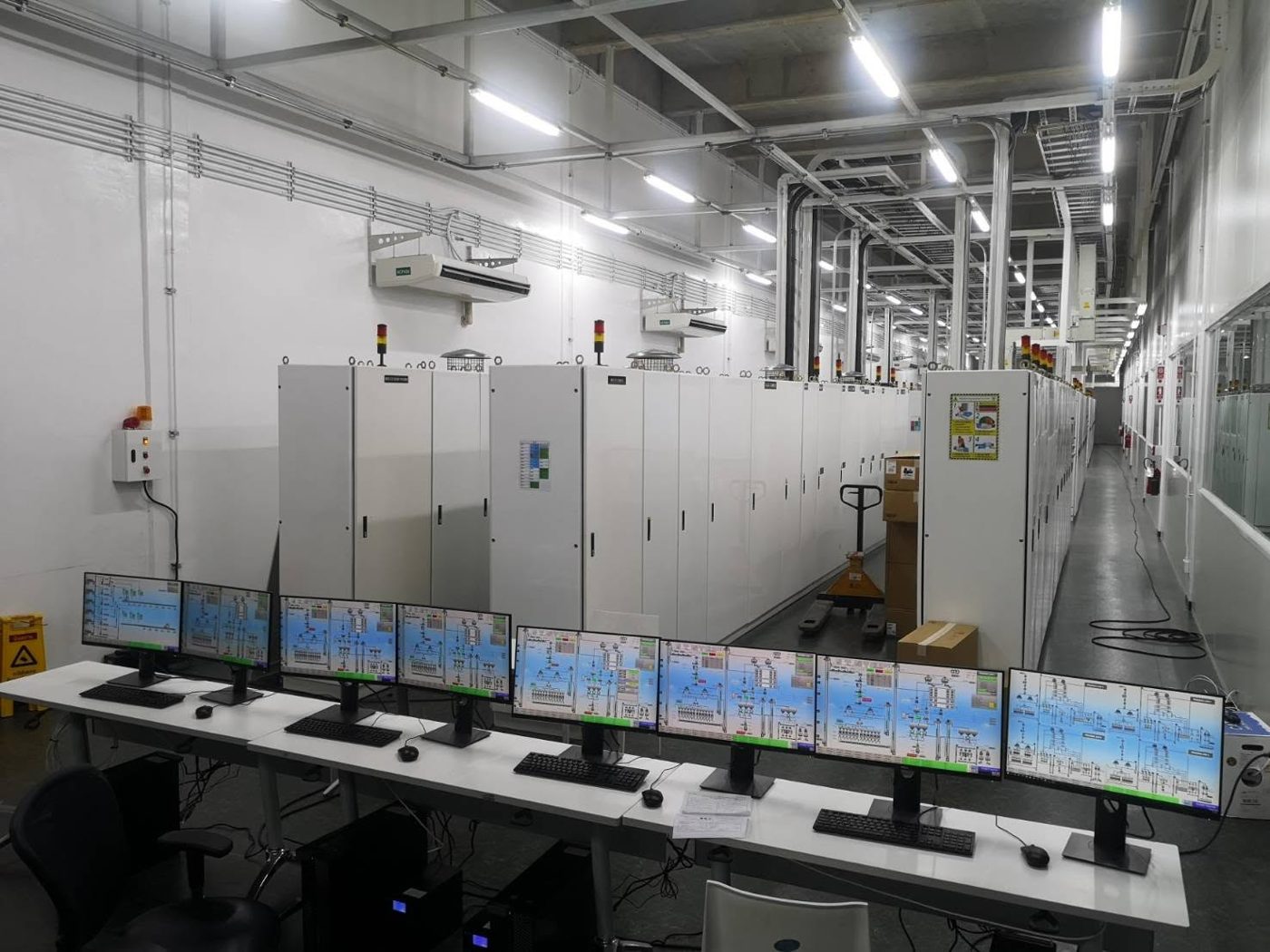 Control panels and monitoring systems built by APY Premium Group